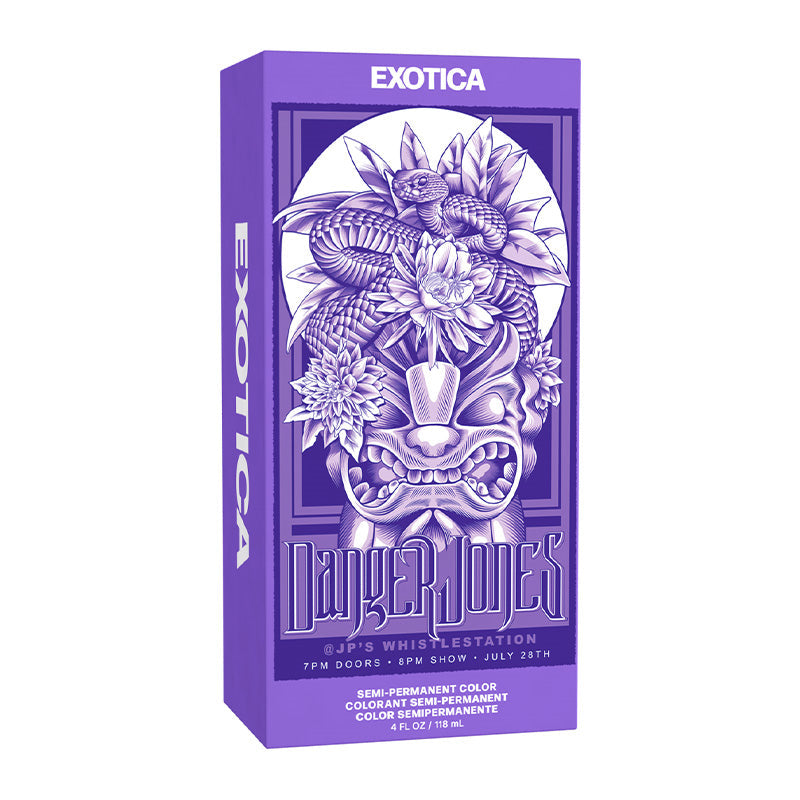 Danger Jones Semi-Permanent Hair Color Exotica Light Purple 118ml