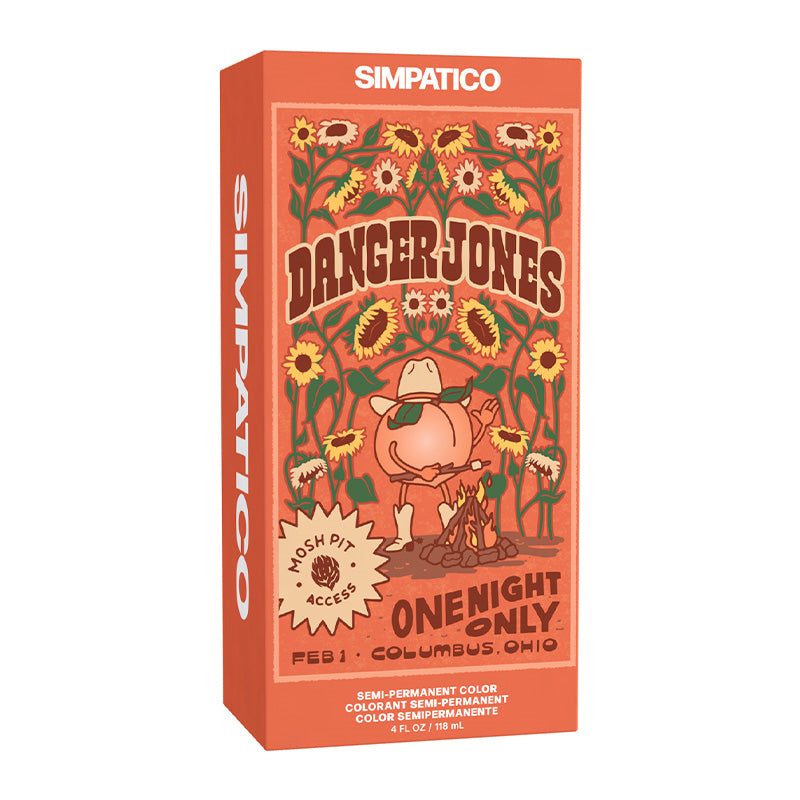 Danger Jones Semi-Permanent Hair Color Simpatico Light Peach 118ml