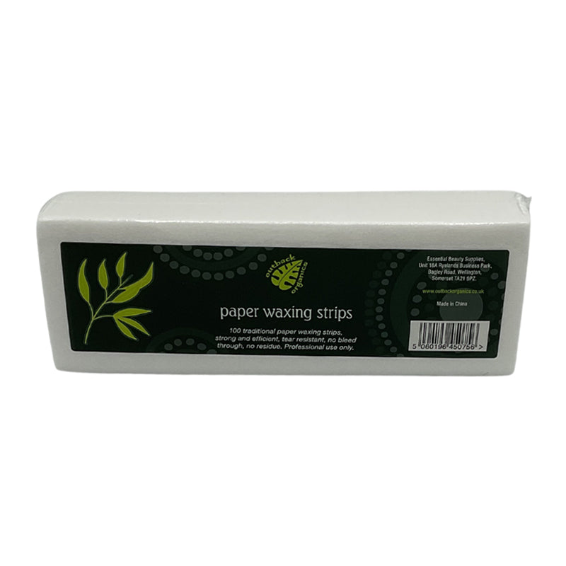Outback Organics Paper Wax Strips x 100