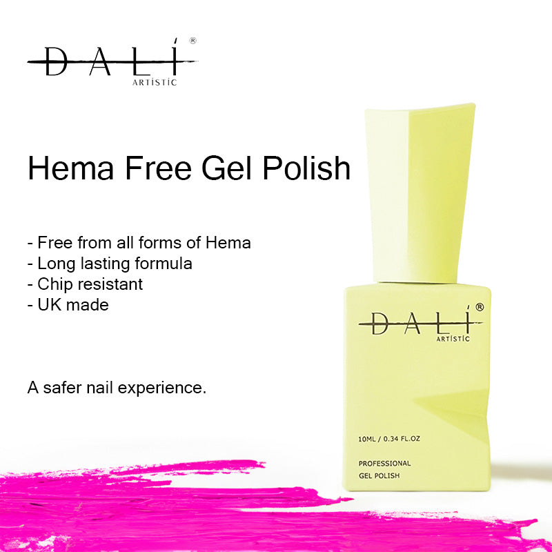 Dali Artistic Hema Free Gel Polish Electric Yellow YEL05 10ml