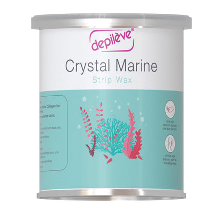 Depileve Crystal Marine Strip Wax 800ml