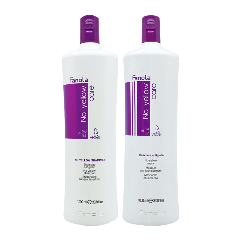 Fanola No Yellow Shampoo & Mask 1000ml