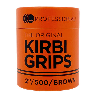 LJ Professional 2" Waved Kirbigrip Brown (500pcs)