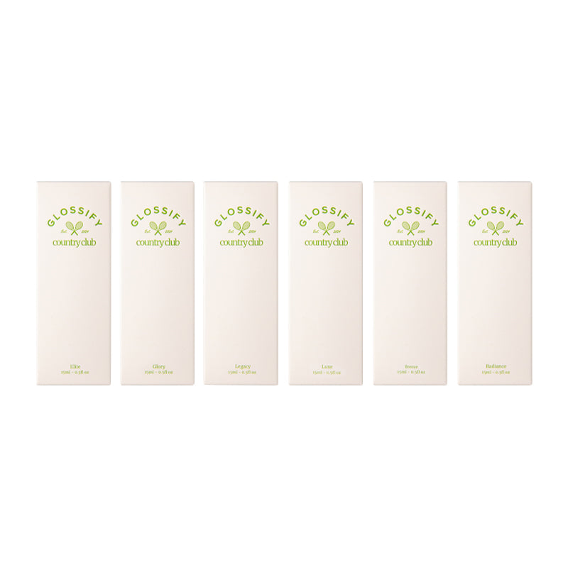 Glossify Country Club Collection 6 x 15ml Hema Free Gel Polish