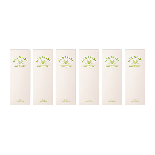 Glossify Country Club Collection 6 x 15ml Hema Free Gel Polish