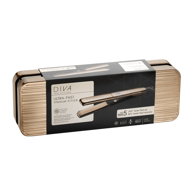 Diva Ultra Fast Titanium Styler Gold