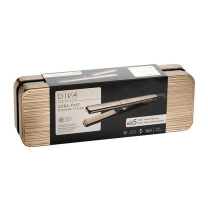 Diva Ultra Fast Titanium Styler Gold