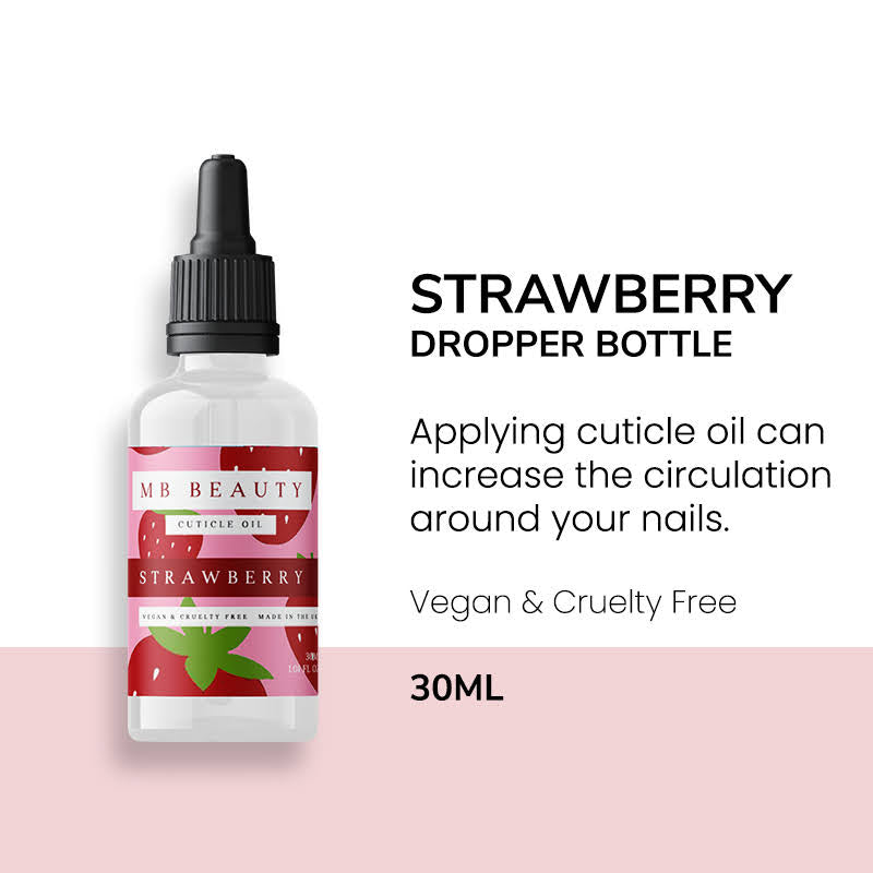 Hydrated Nails Strawberry Cuticle Oil 30ml