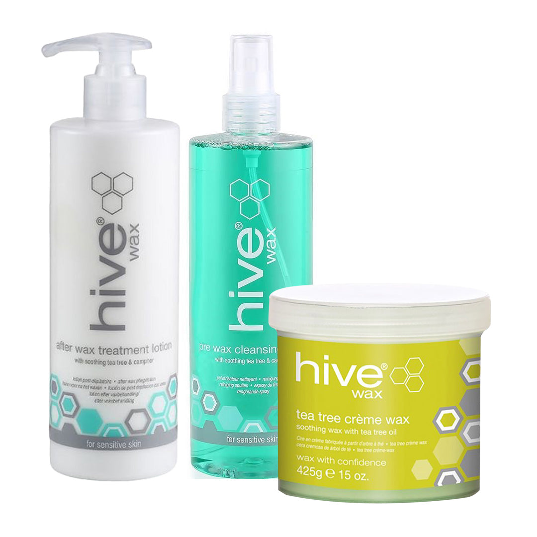 Hive Tea Tree Wax, Pre and Post Bundle