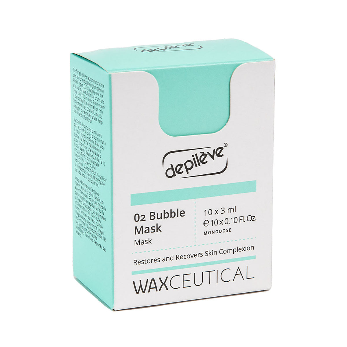 Depileve Waxceutical O2 Bubble Mask 10x3ml