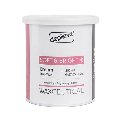 Depileve Soft & Bright Cream Strip Wax 800g
