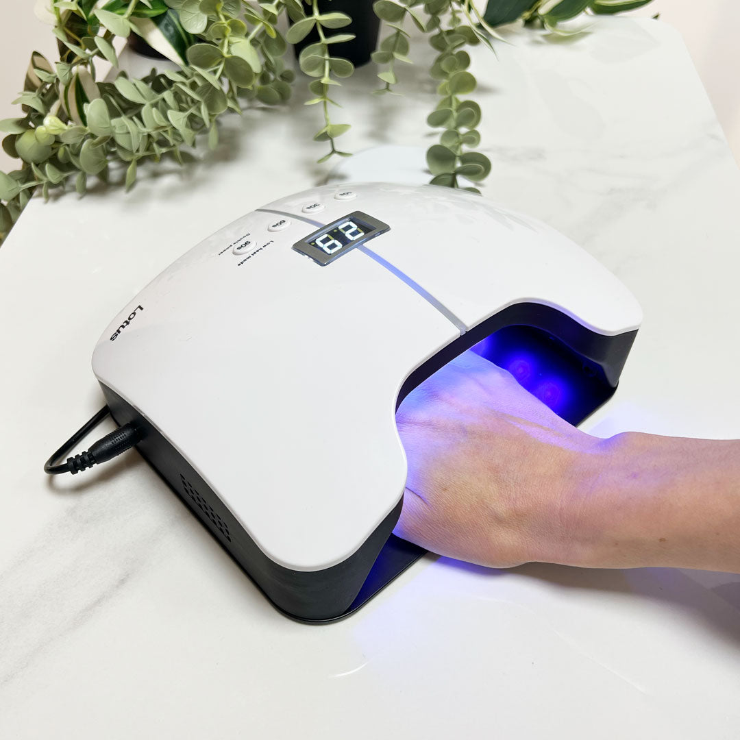 Lotus 36W LED/UV Nail Lamp White