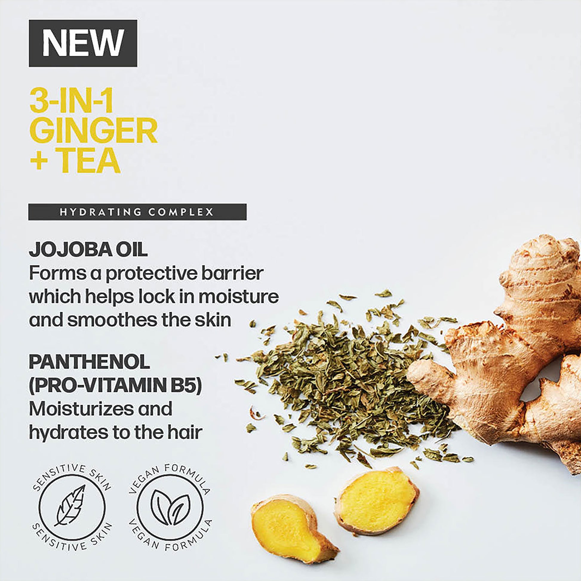 American Crew 3-in-1 Energizing Ginger + Tea 250ml