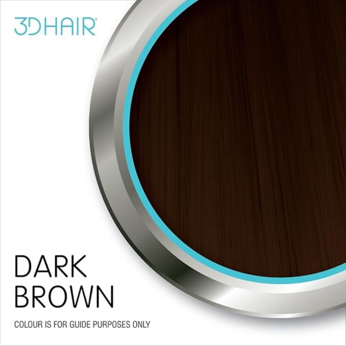 3D Hair Natural Hair Building Fibres For Thinning Hair - Dark Brown - 35g