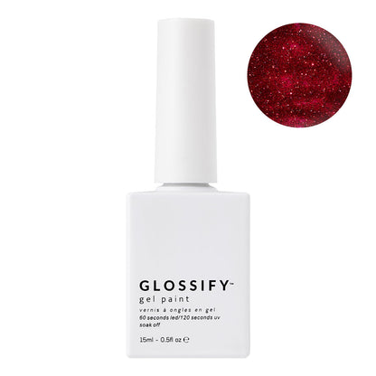 Glossify Red Velvet 15ml Hema Free Gel Polish