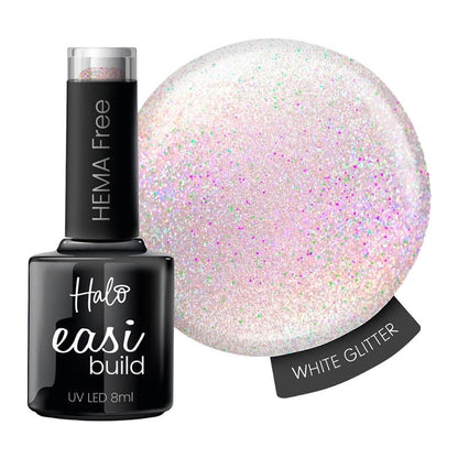 Halo EasiBuild HEMA-Free White Glitter 8ml