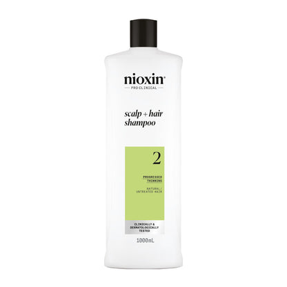 Nioxin Scalp + Hair System 2 Shampoo 1000ml