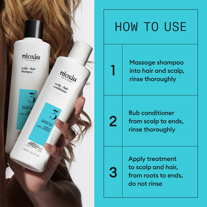 Nioxin Scalp + Hair System 3 Shampoo 300ml