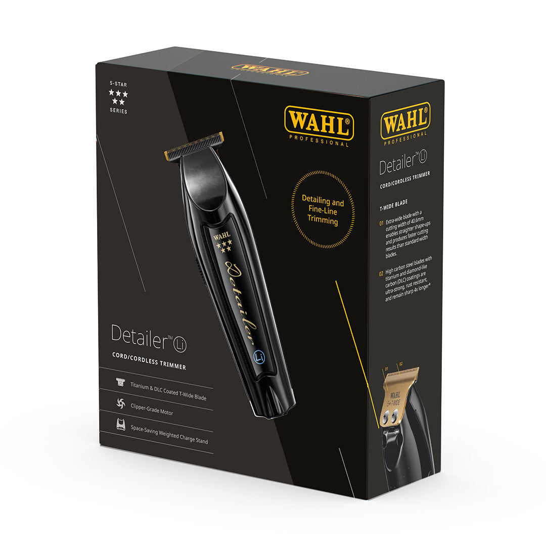 Wahl Cordless Black Detailer Li Trimmer Kit