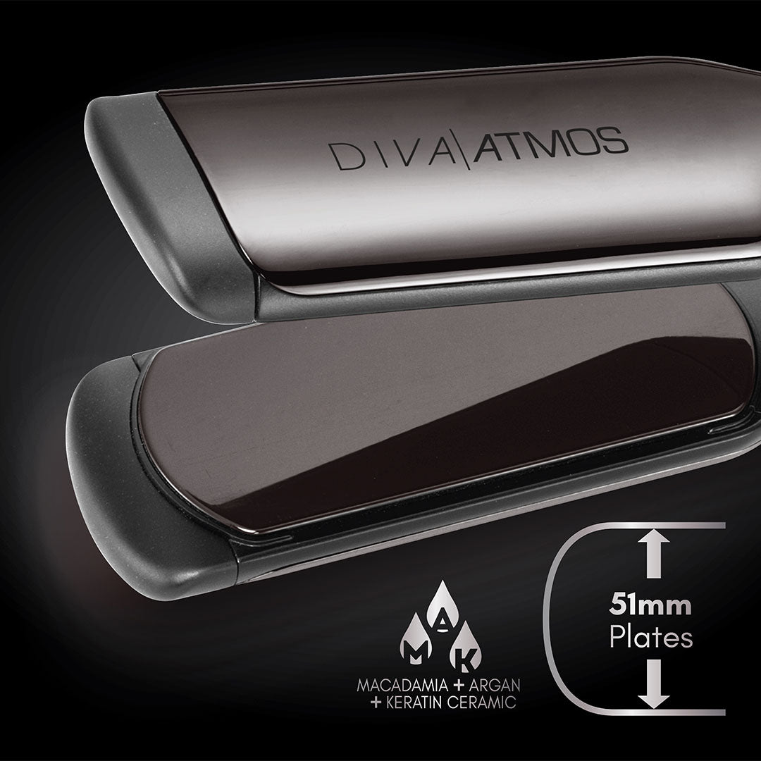 Diva Atmos XXL Wide Professional Styler 51mm