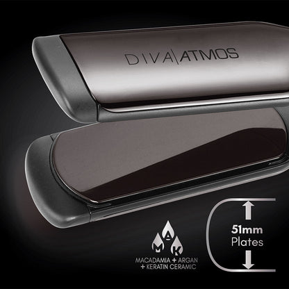 Diva Atmos XXL Wide Professional Styler 51mm