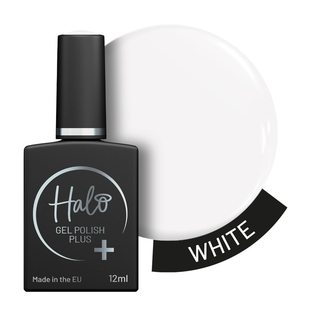 Halo Hema Free Gel Polish Plus White 12ml