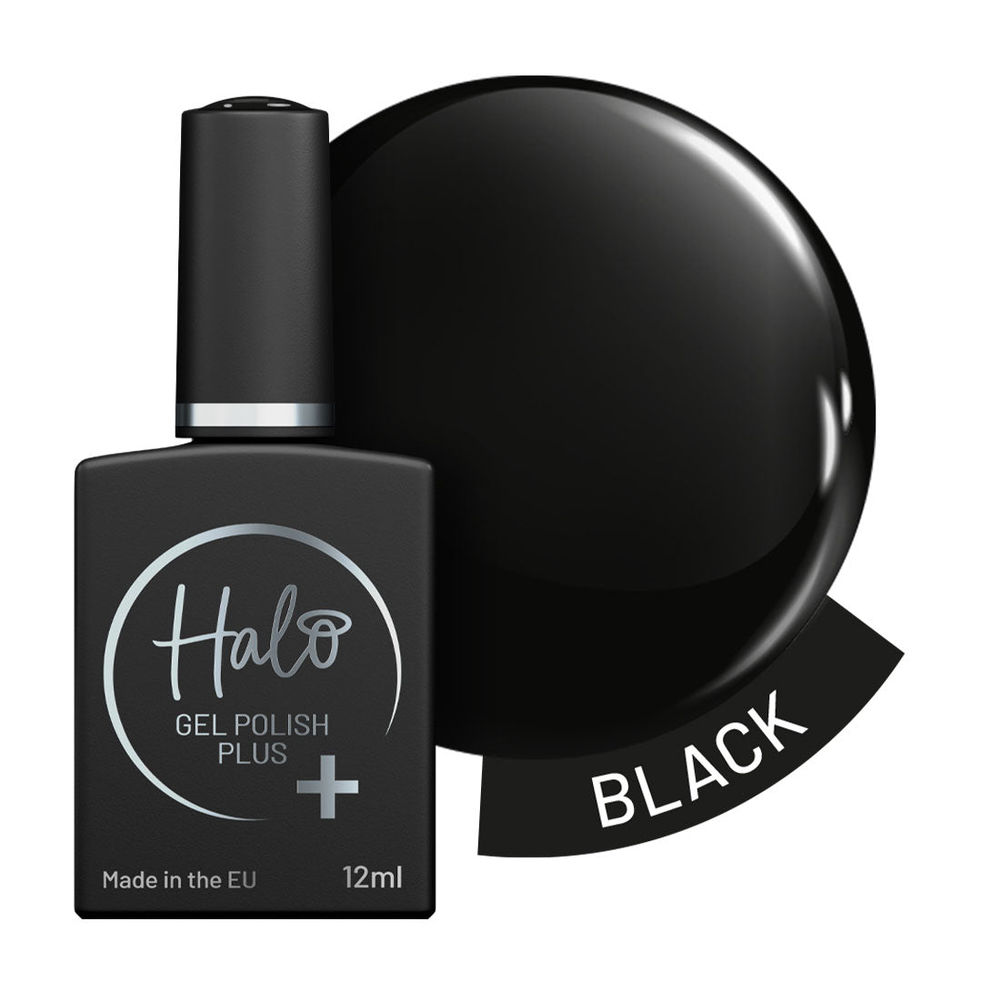 Halo Hema Free Gel Polish Plus Black 12ml