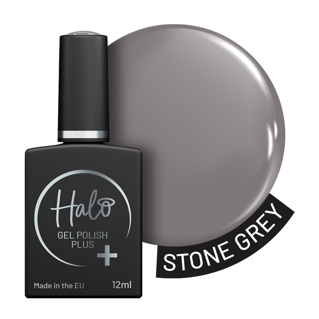 Halo Hema Free Gel Polish Plus Stone Grey 12ml
