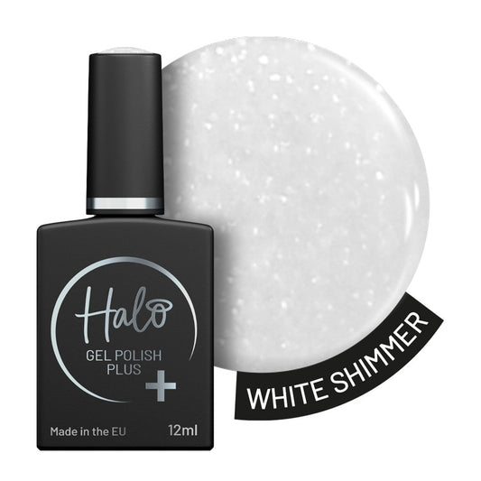 Halo Hema Free Gel Polish Plus White Shimmer 12ml