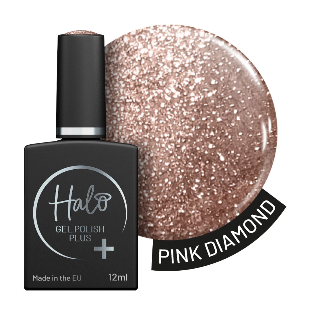Halo Hema Free Gel Polish Plus Pink Diamond 12ml