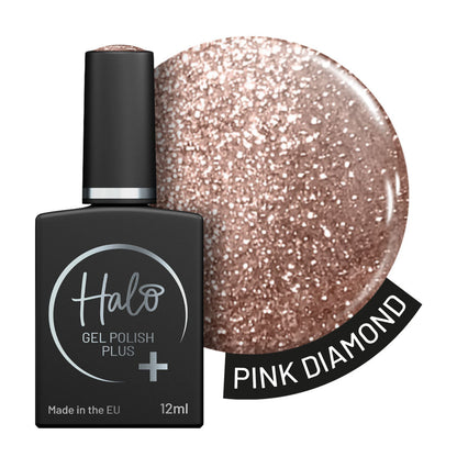 Halo Hema Free Gel Polish Plus Pink Diamond 12ml