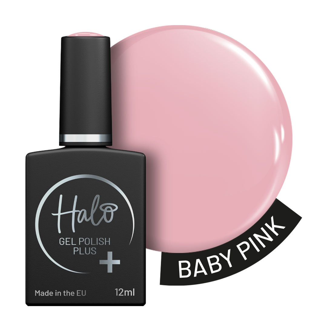 Halo Hema Free Gel Polish Plus Baby Pink 12ml
