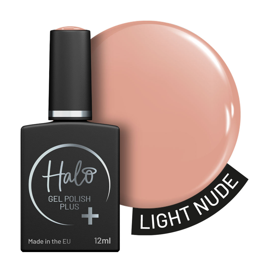 Halo Hema Free Gel Polish Plus Light Nude 12ml