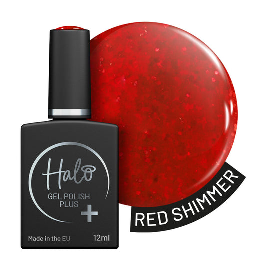 Halo Hema Free Gel Polish Plus Red Shimmer 12ml