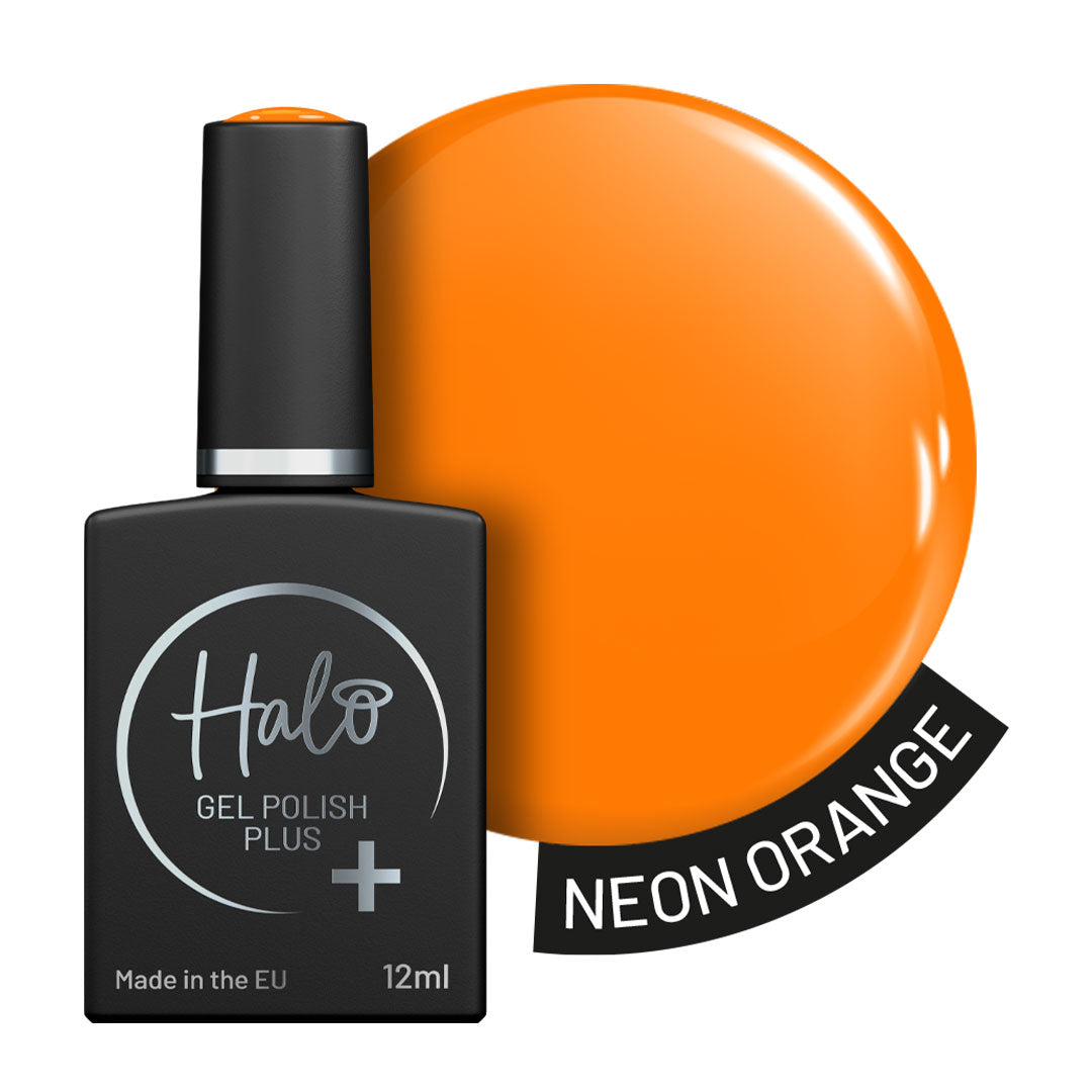 Halo Hema Free Gel Polish Plus Neon Orange 12ml