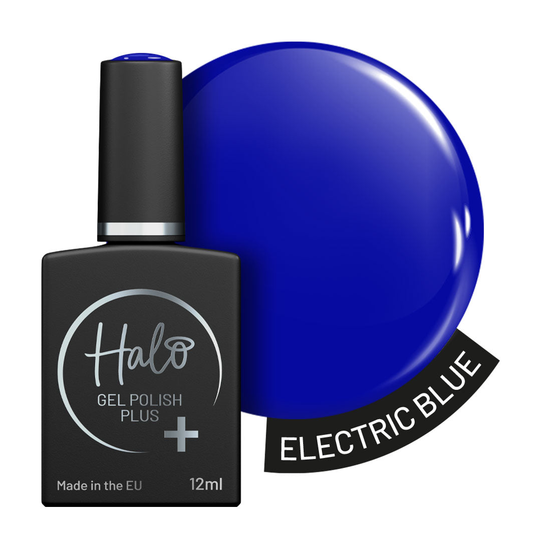 Halo Hema Free Gel Polish Plus Electric Blue 12ml