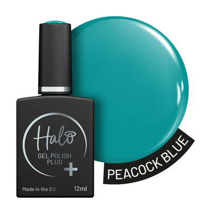 Halo Hema Free Gel Polish Plus Peacock Blue 12ml