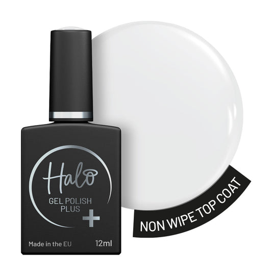 Halo Hema Free Gel Polish Plus Non Wipe Top Coat 12ml