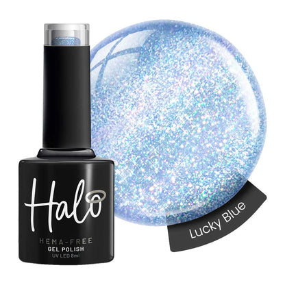 Halo Hema Free Gel Polish Lucky Blue 8ml Married in Vegas Collection