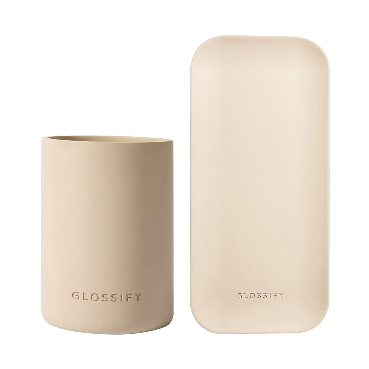 Glossify Tool Tray & Brush Holder Set