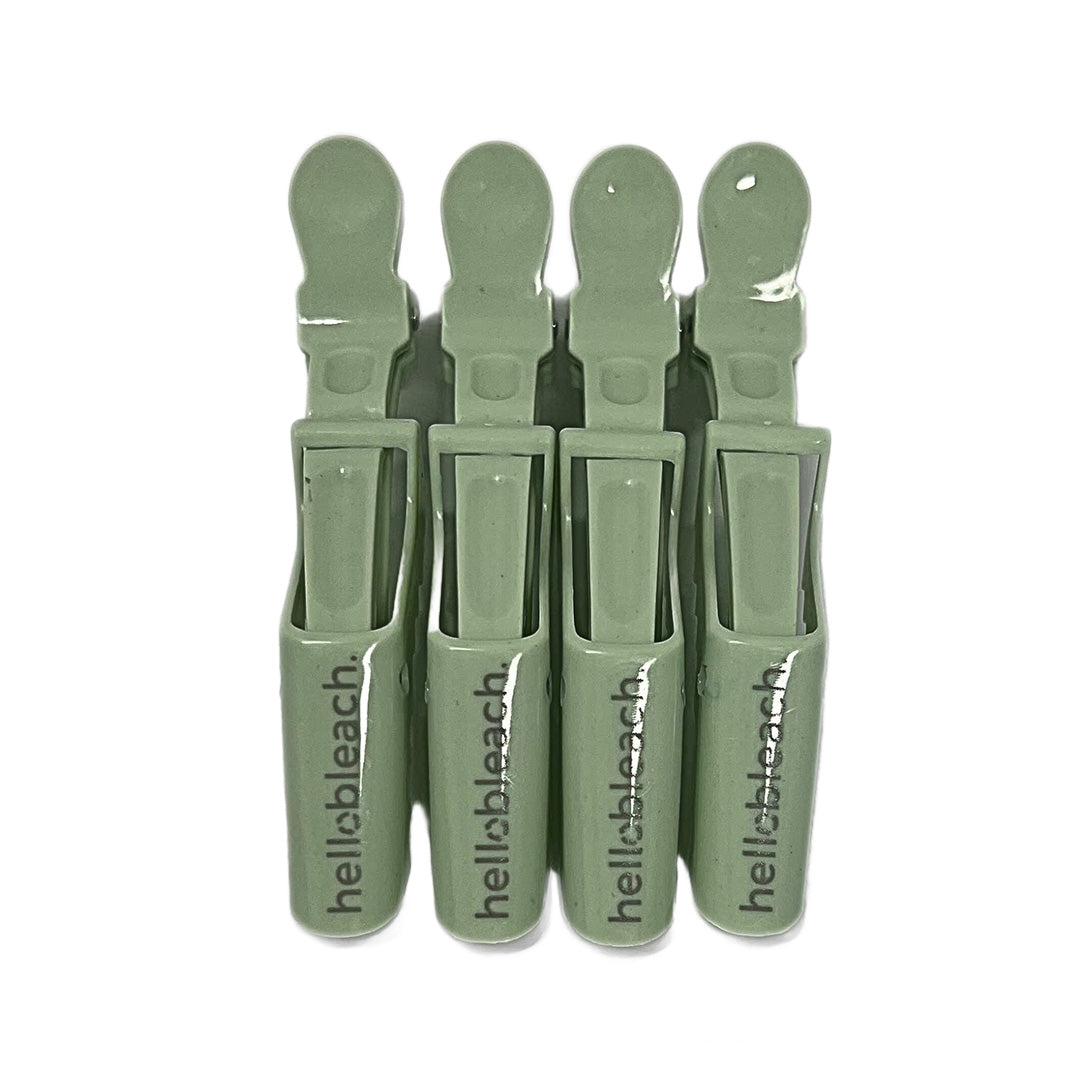 Hello Bleach The Croc Clip Jade x 4