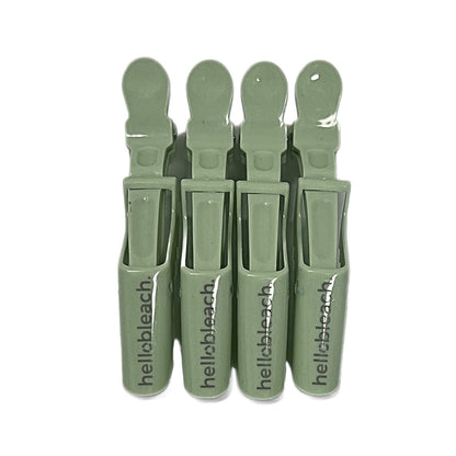 Hello Bleach The Croc Clip Jade x 4