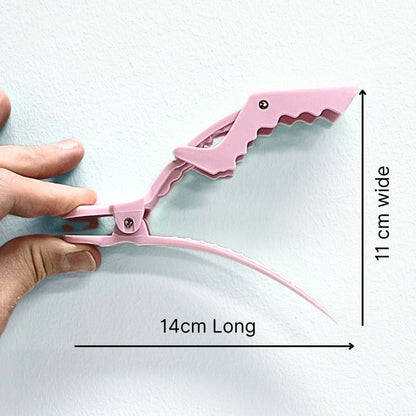 Hello Bleach The Jumbo Croc Clip Bby Pink x 4