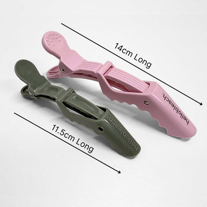 Hello Bleach The Jumbo Croc Clip Bby Pink x 4