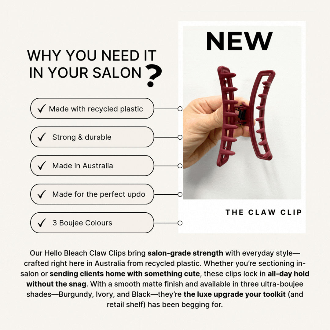 Hello Bleach The Claw Clip Black