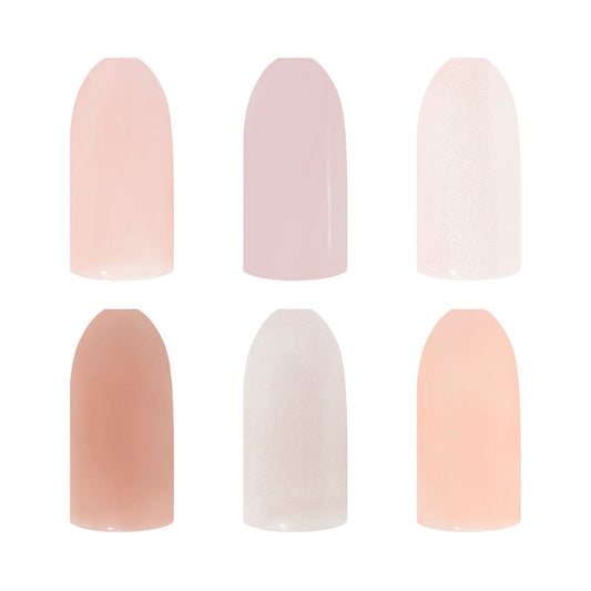 Glitterbels Hema Free Gel Polish Bare All Collection 6 x 8ml