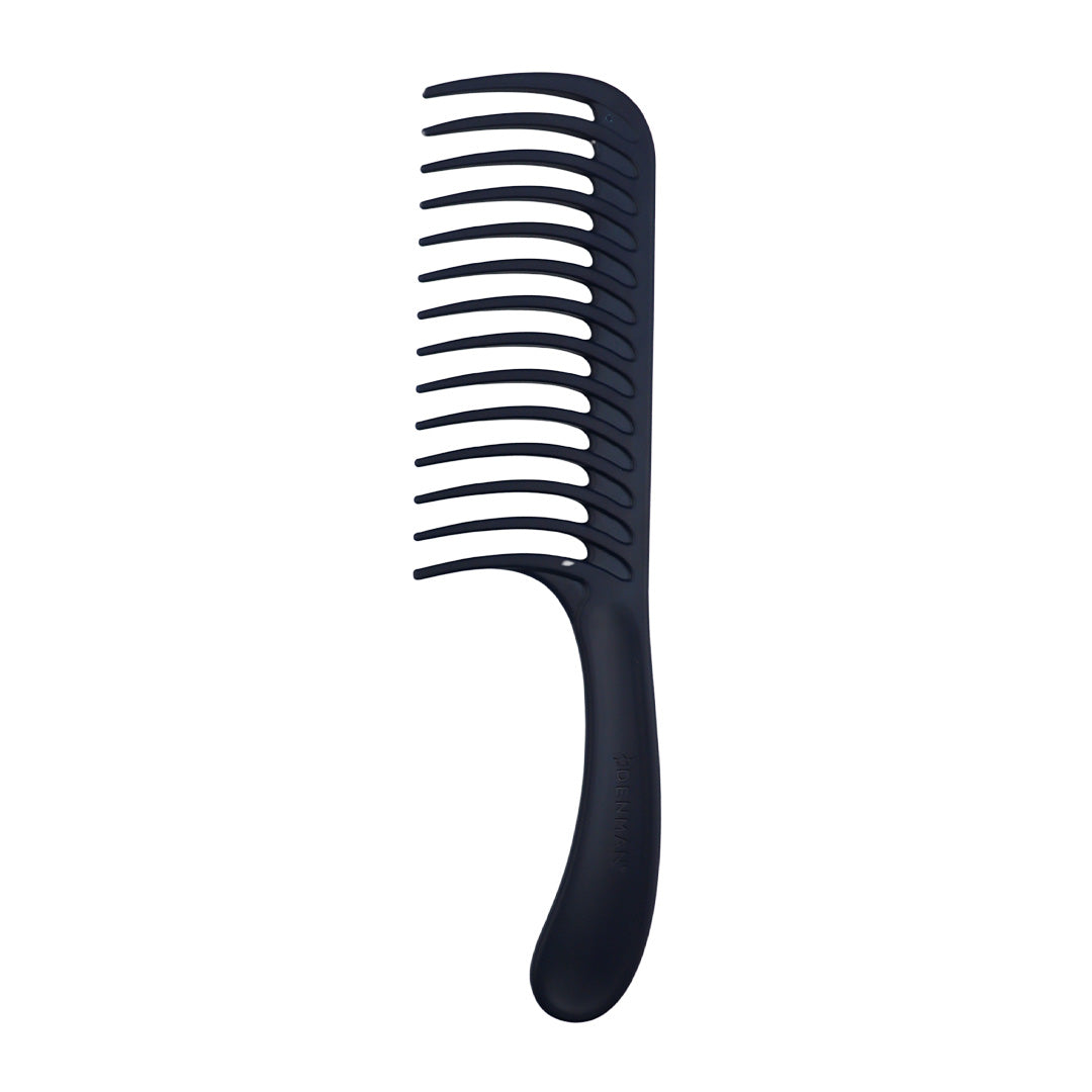 Denman D28 Wide Tooth Detangling Comb Matt Navy Blue