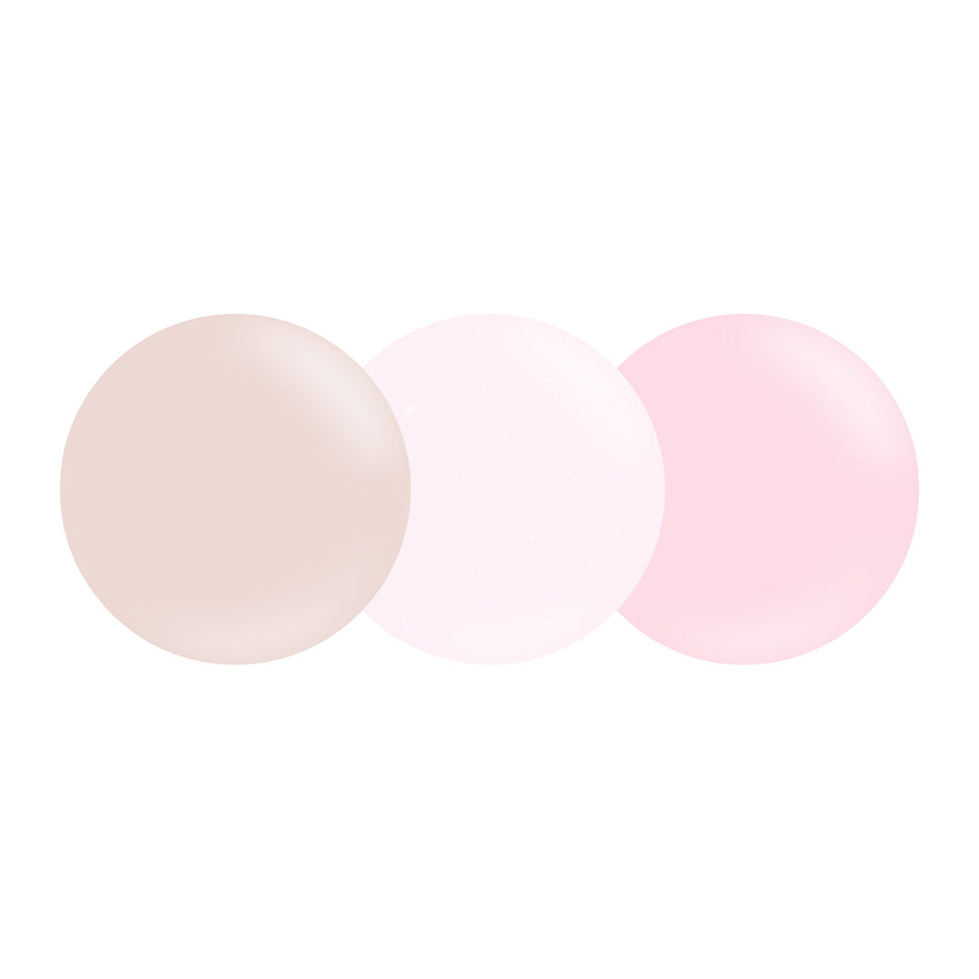 Glossify Rose Reverie Hema Free Gel Polish Trio 3 x 15ml