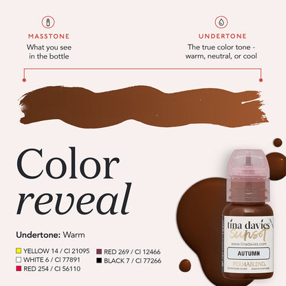 Tina Davies Sunset Brow Pigment 15ml Autumn