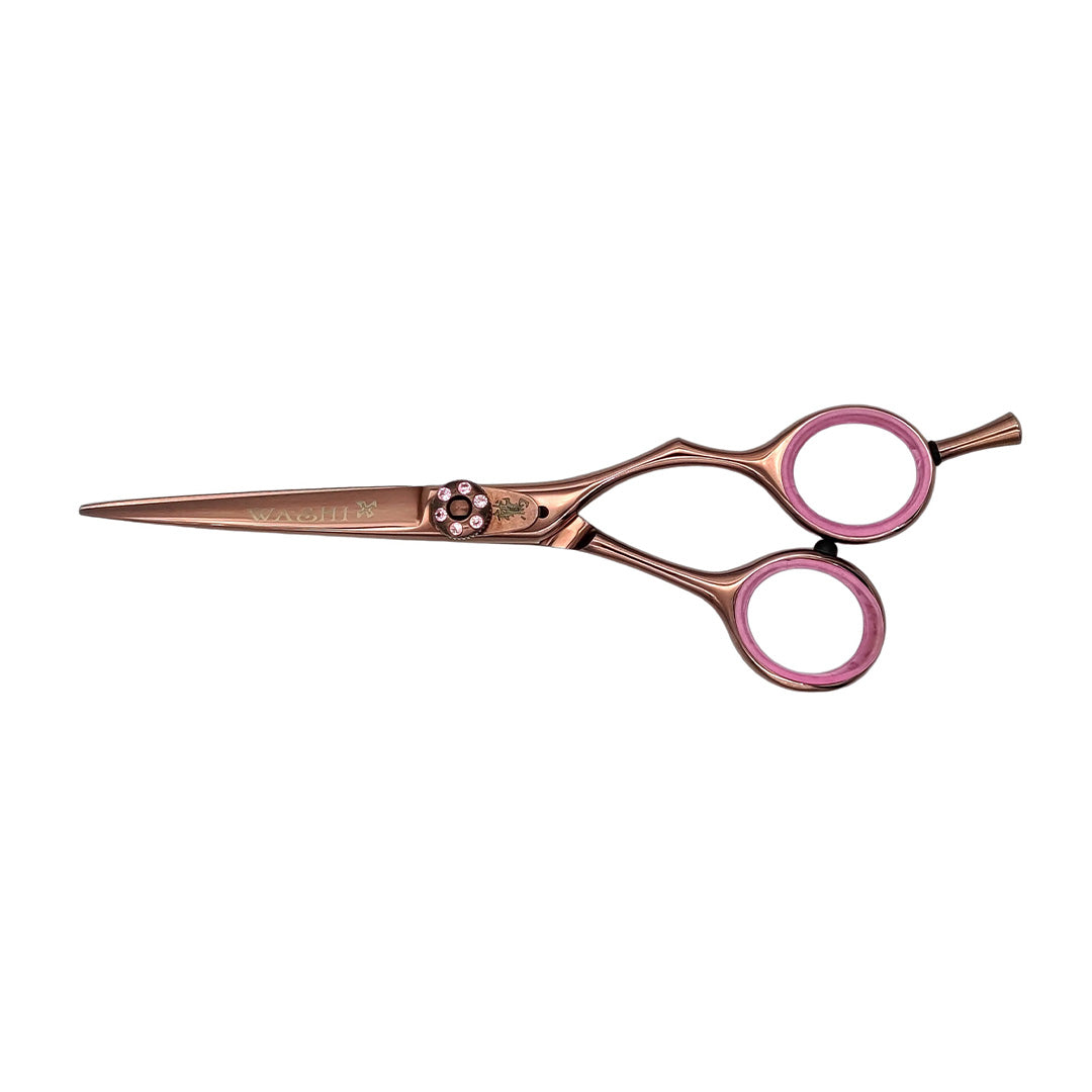 Washi 5" Black Rose Titanium Scissor Set